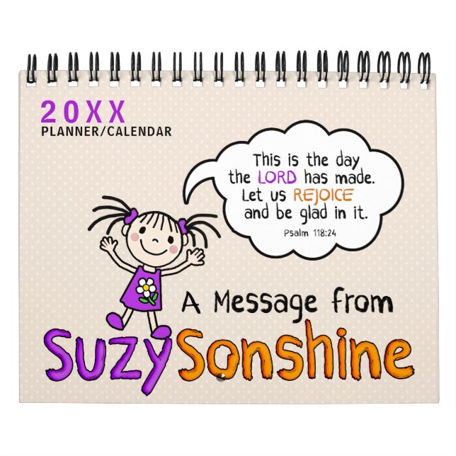 Calendário 20XX Escrituras de Bíblia Inspiracional do JOY Pla (Capa)