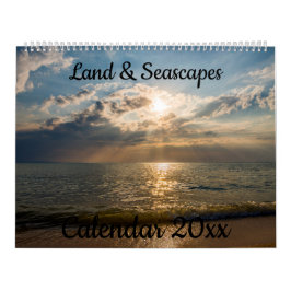 Calendário 20xx - Terra e paisagens
