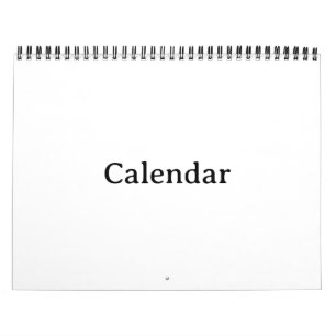 Calendário 21,59cm x 27,94cm Duas Páginas Médio