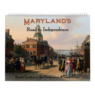 Calendário 250th Anniversary - State of Maryland Calendar