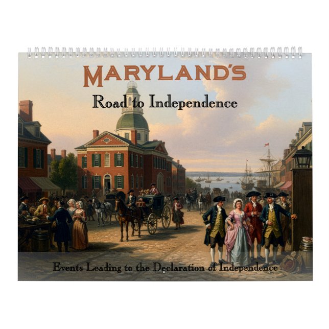 Calendário 250th Anniversary - State of Maryland Calendar (Capa)