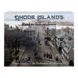 Calendário 250th Anniversary -State of Rhode Island Calendar