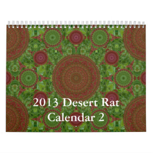 Calendário 2 do rato de deserto 2013