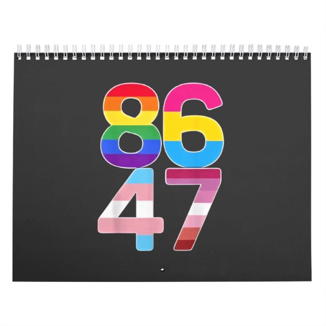 Calendário 86 47 Orgulho LGBTQ do Orgulho LGBTQ Engraçado Ant (Capa)