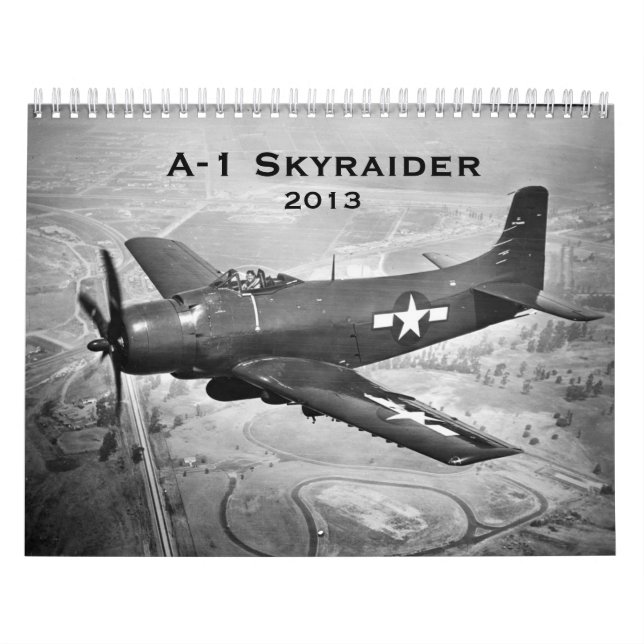 Calendário A-1 Skyraider, 2013 (Capa)