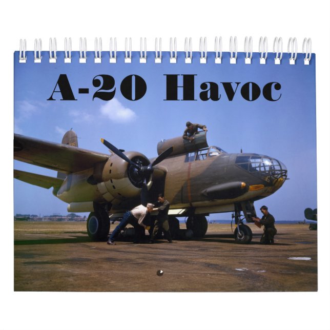 Calendário A-20 Havoc (Capa)