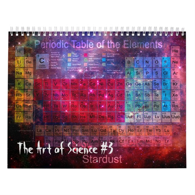 Calendário A arte da ciência #3 (Capa)