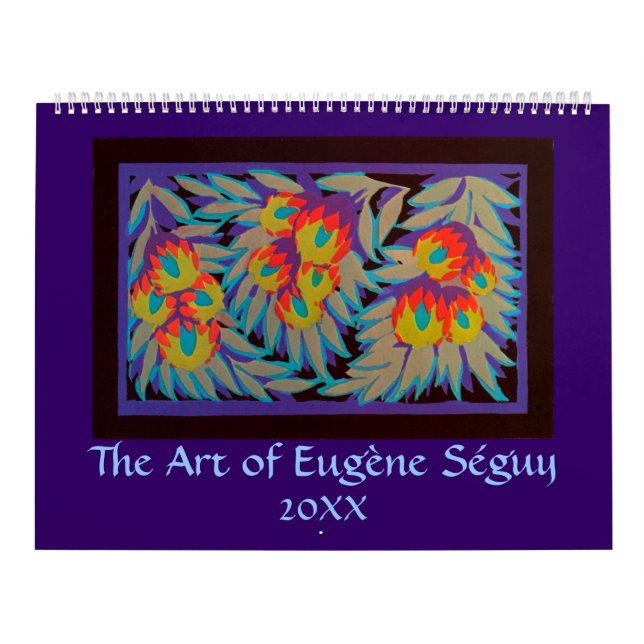 Calendário A arte de Eugène Séguy (Capa)