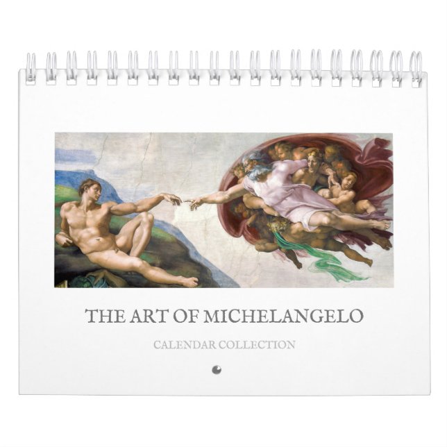 CALENDÁRIO : A ARTE DE MICHELANGELO (Capa)