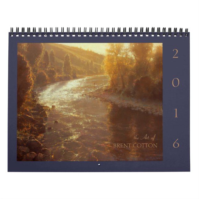 Calendário A arte do algodão 2016 de Brent (Capa)