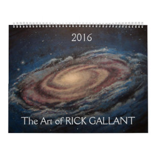 Calendário A arte do rick galharda