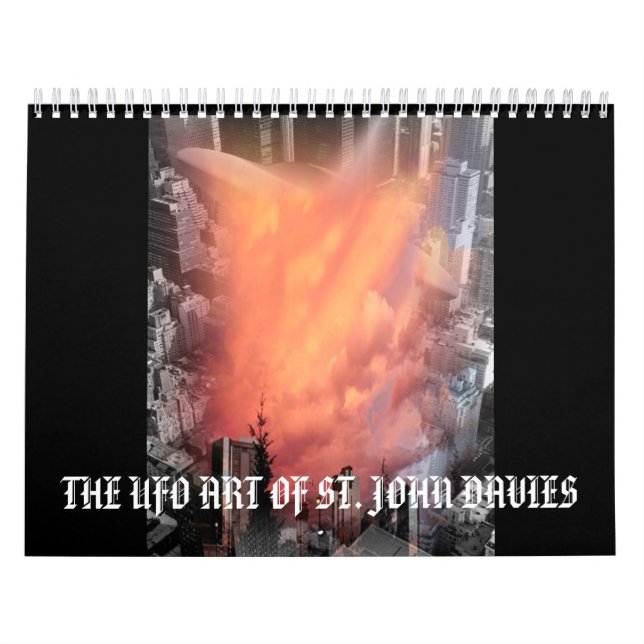 CALENDÁRIO A ARTE DO UFO DE ST JOHN DAVES (Capa)