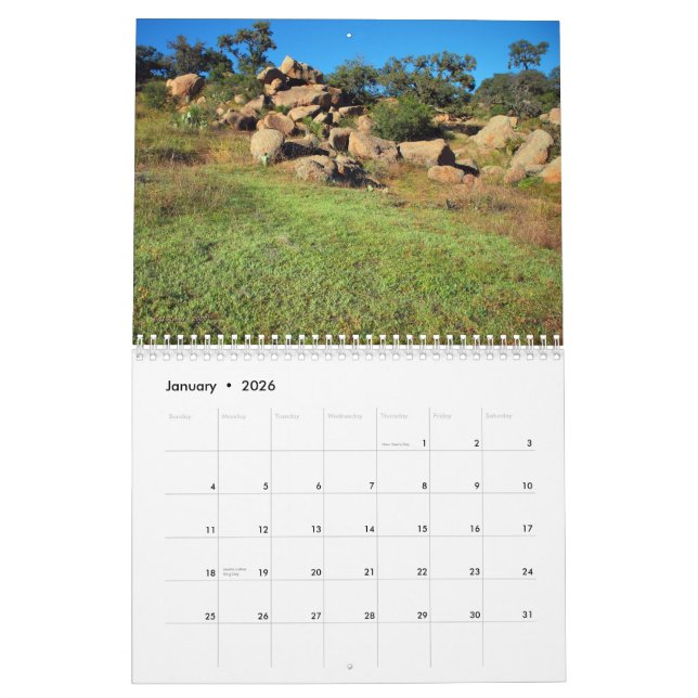 Calendário A beleza 2010 da natureza (Jan 2026)