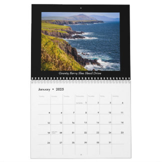 Calendário A Beleza Cênica da Irlanda: 2025