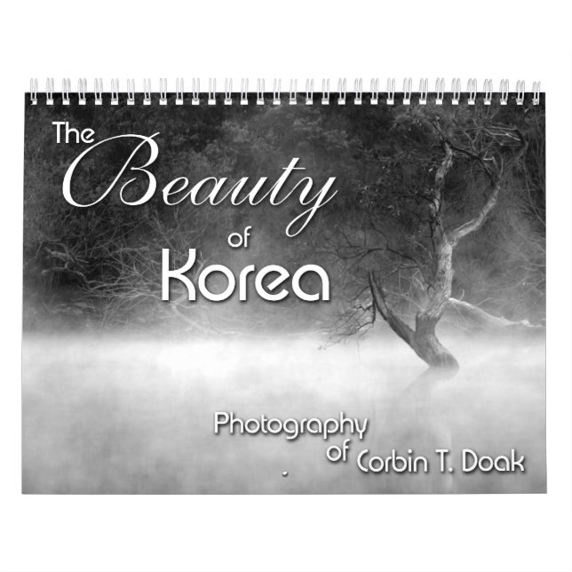 Calendário A beleza de Coreia (Capa)