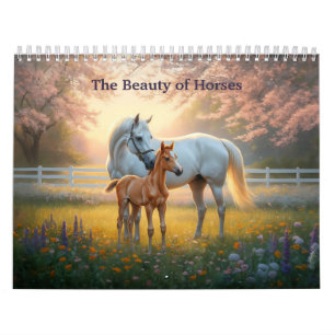 Calendário A Beleza dos Cavalos