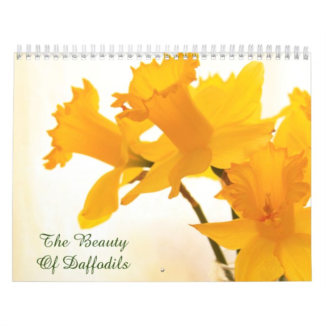 Calendário A Beleza Dos Daffodils (Capa)