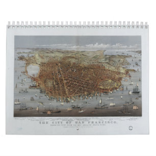 Calendário A cidade de San Francisco Califórnia desde 1878