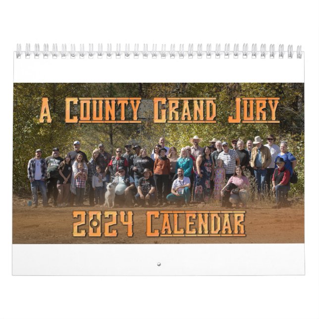 Calendário "A County Grand Jury" (Capa)