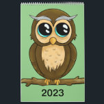 Calendário A cute calendar filled with happy characters<br><div class="desc">A cute design created by a Scottish artist,  Luna Smith.</div>