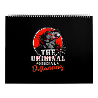 Calendário A Distância Social Original | Cute Welder Gift