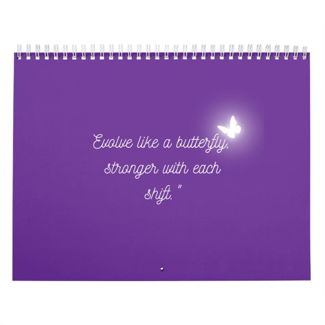 Calendário A evolução da borboleta (Capa)