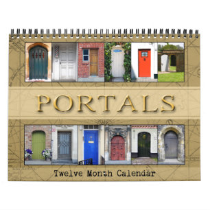 Calendário A fotografia   da porta dos portais escolhe seu