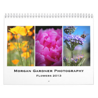 Calendário A fotografia de Morgan Gardner floresce 2013