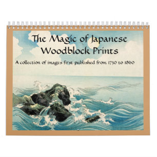 Calendário A Magia dos impressões Japoneses de Woodblock