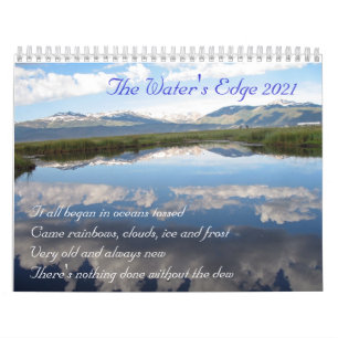 Calendário A margem da água 2020