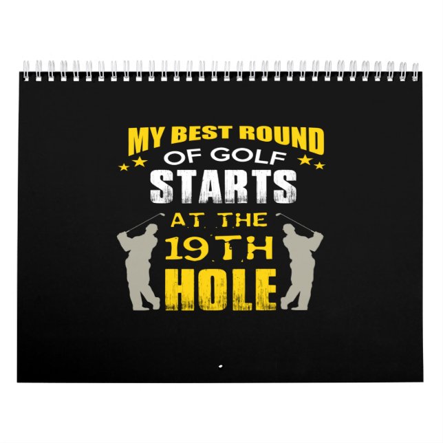 Calendário a minha melhor volta de golfe começa no 19º buraco (Capa)