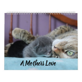 CALENDÁRIO A MOTHERS LOVE MAMACAT & HER KITTENS