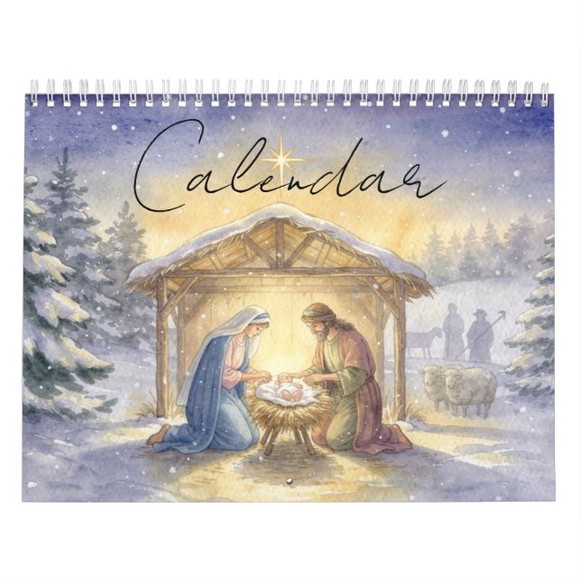 Calendário A Nativity Calendar of Faith and Light (Capa)