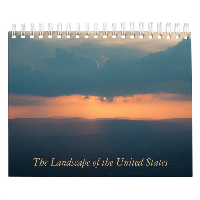 Calendário A paisagem dos Estados Unidos (Capa)