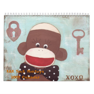 Calendário A peúga de K&K Monkeys Cale 2009…