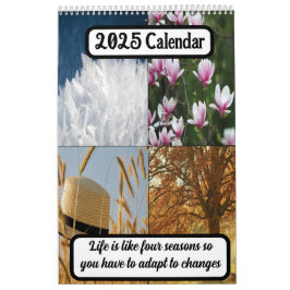 Calendário A vida é como quatro estações 2025