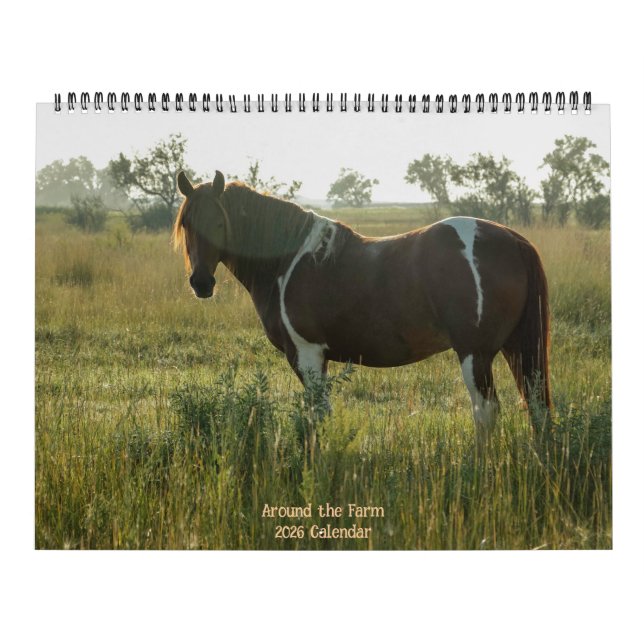 Calendário À volta da Fazenda (Capa)