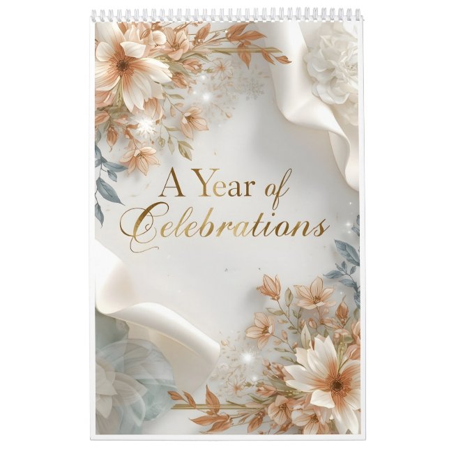 Calendário A Year of Celebrations – Illustrated Wall Calendar (Capa)