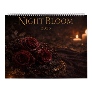 Calendário A Year of Night Bloom Calendar