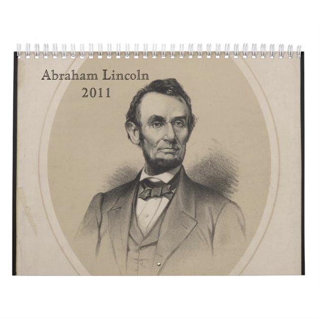 Calendário Abraham Lincoln Calendar (Capa)
