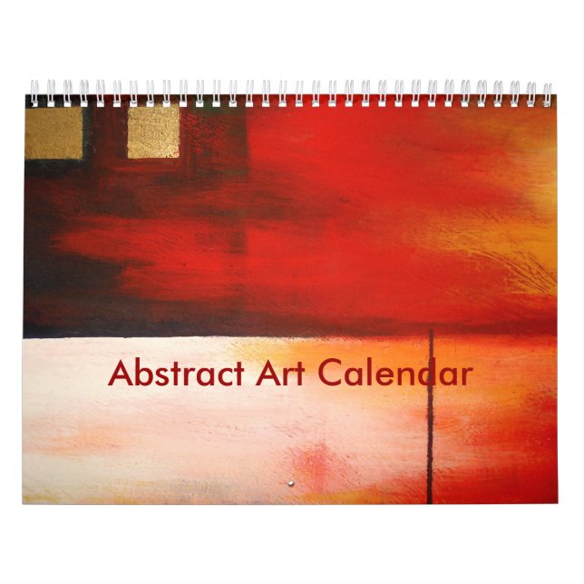 Calendário Abstrato Art (Capa)