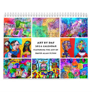 Calendário ABSTRATO ART BY DAF 2026