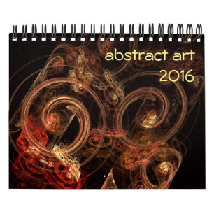 Calendário abstrato de 2016