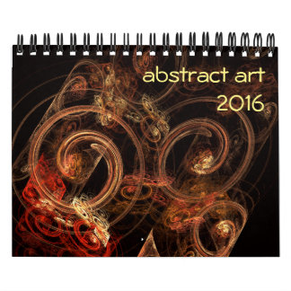 Calendário abstrato de 2016