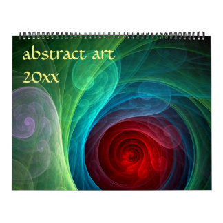 Calendário abstrato de 2025