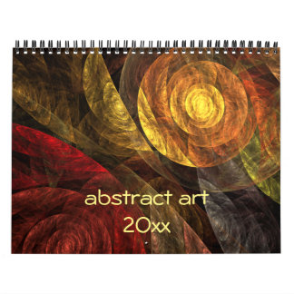 Calendário abstrato de 2025