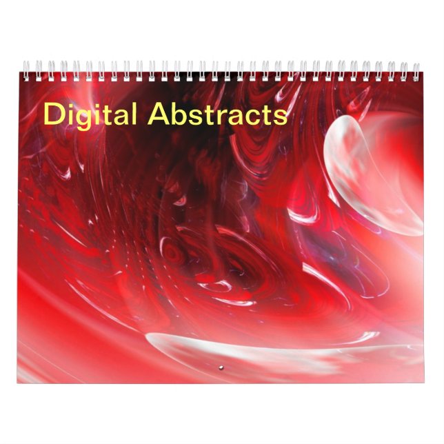Calendário Abstratos digitais (Capa)