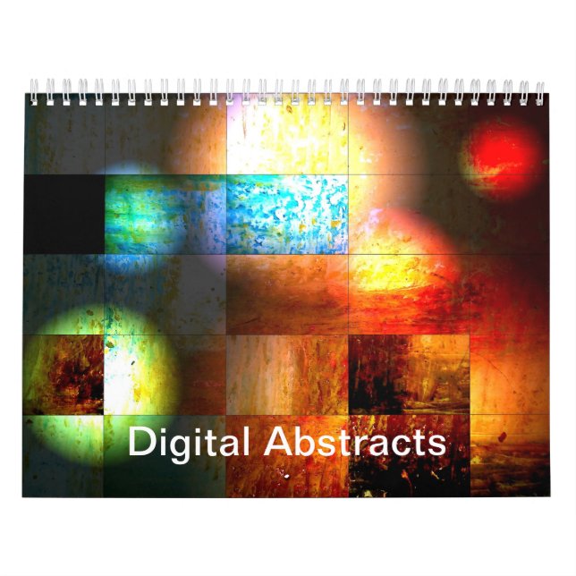 Calendário Abstratos digitais (Capa)