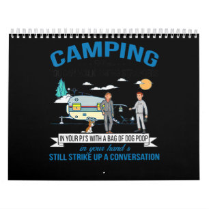Calendário Acampamento Quando Você Pode Caminhar Presente Pa