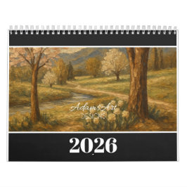Calendário AdamsArt 2026 Autumn Countryside